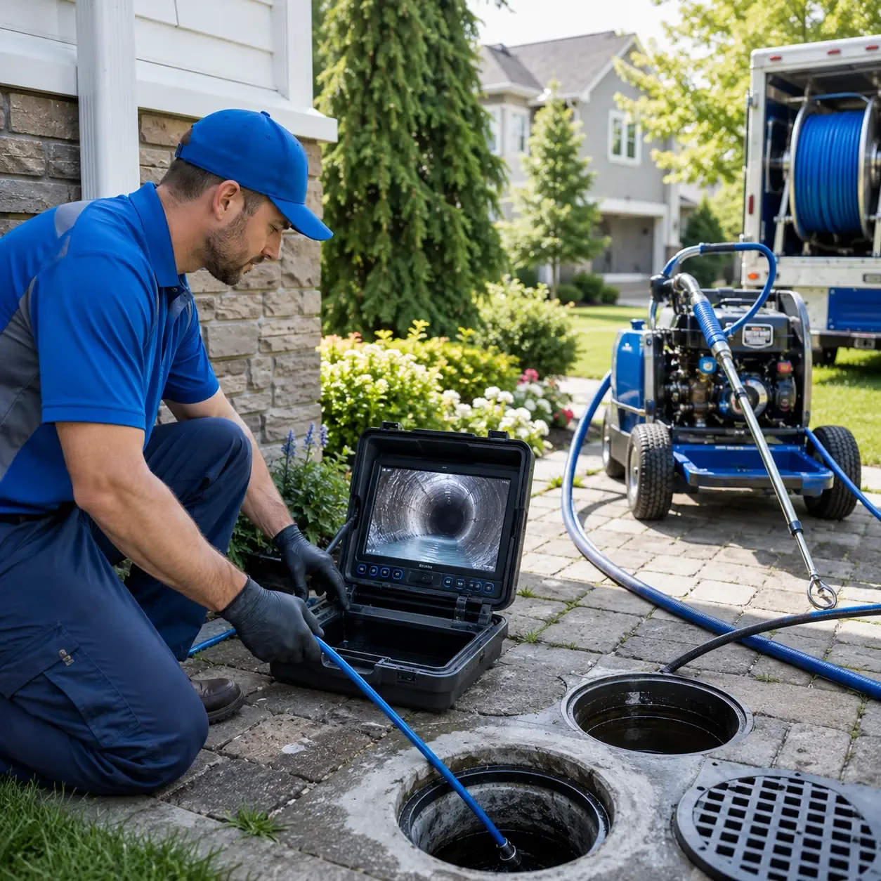 Outdoor drain cleaning professionals serving O Neals, CA